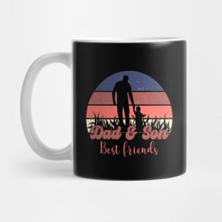 Dad and Son Best Friends - Fathers Day - Gift From Son Mug